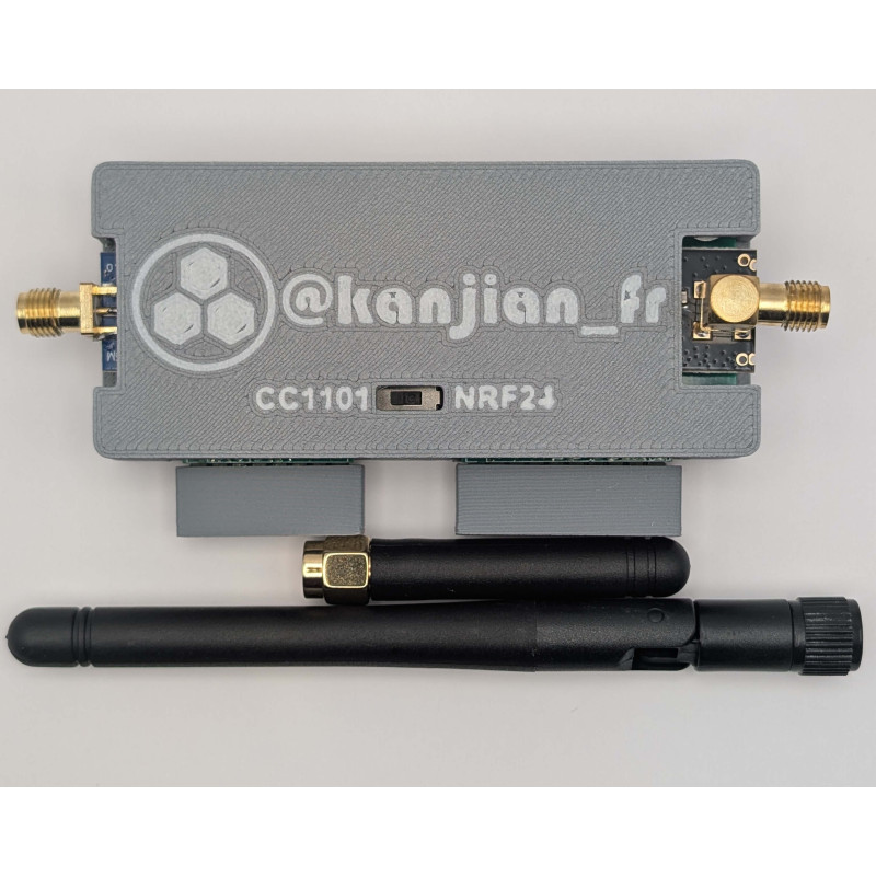 Antenne CC1101 et NRF24 en un seul module pour le Flipper Zero