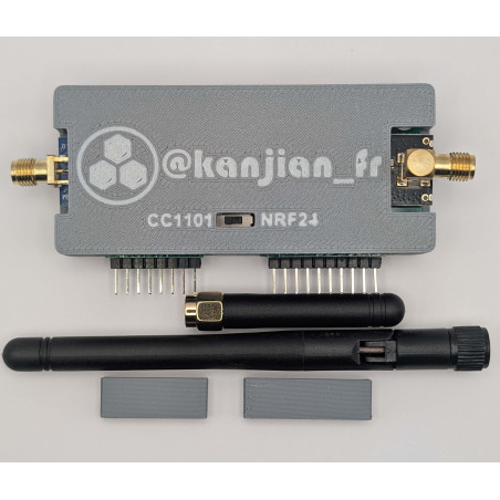 Carte Extension 4-en-1 Ultime Pour Flipper Zero – 433 MHz + WiFi ESP32S2 + GPS + Écran 2.8"