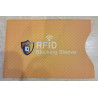 Etui de protection anti NFC pour carte bancaire et badge NFC Orange